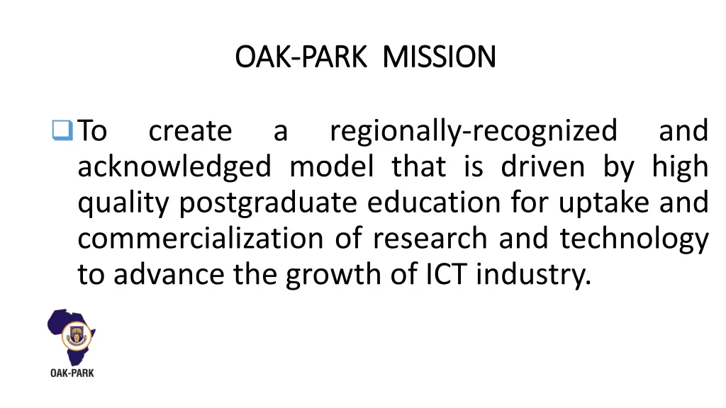 oak oak park mission park mission