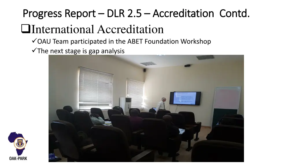 progress report progress report dlr international