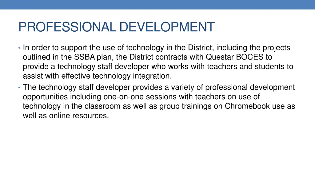 professional development