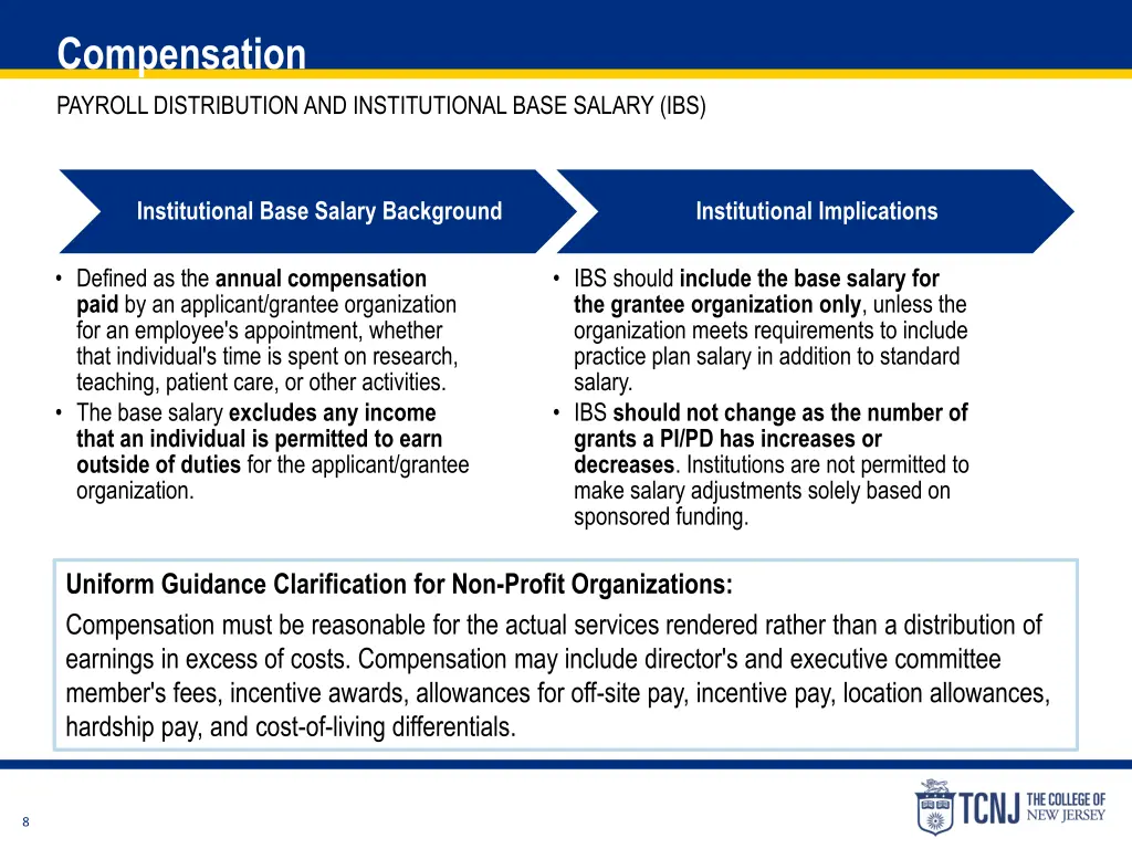 compensation payroll distribution