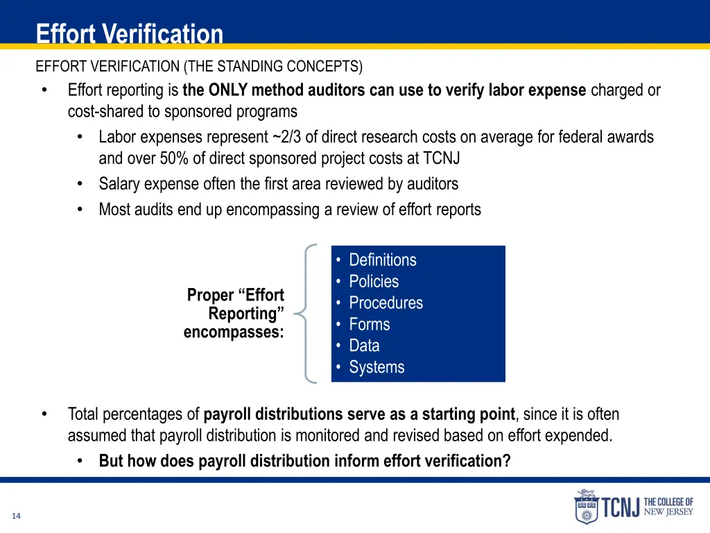 effort verification 3