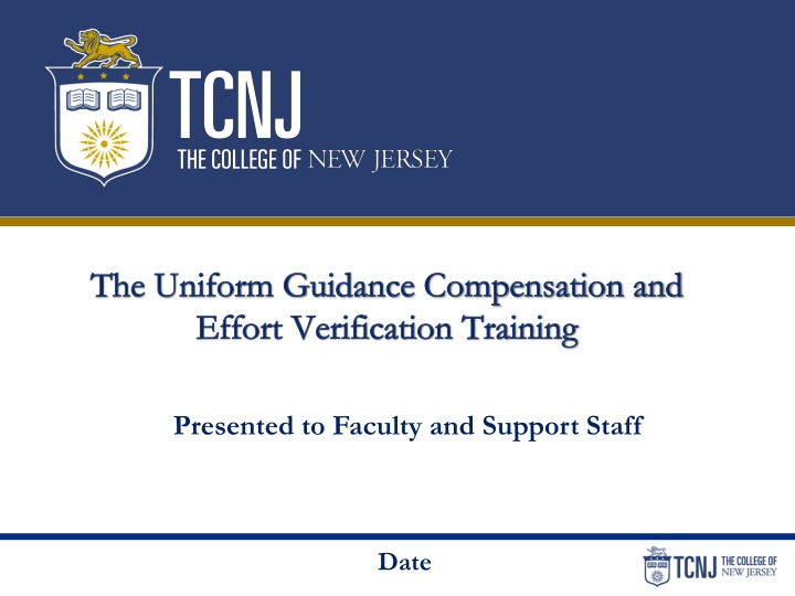 the uniform guidance compensation and effort