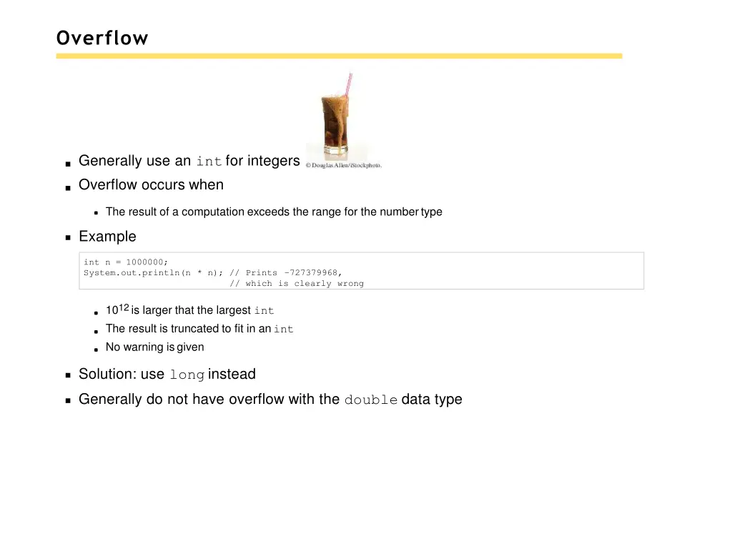 overflow