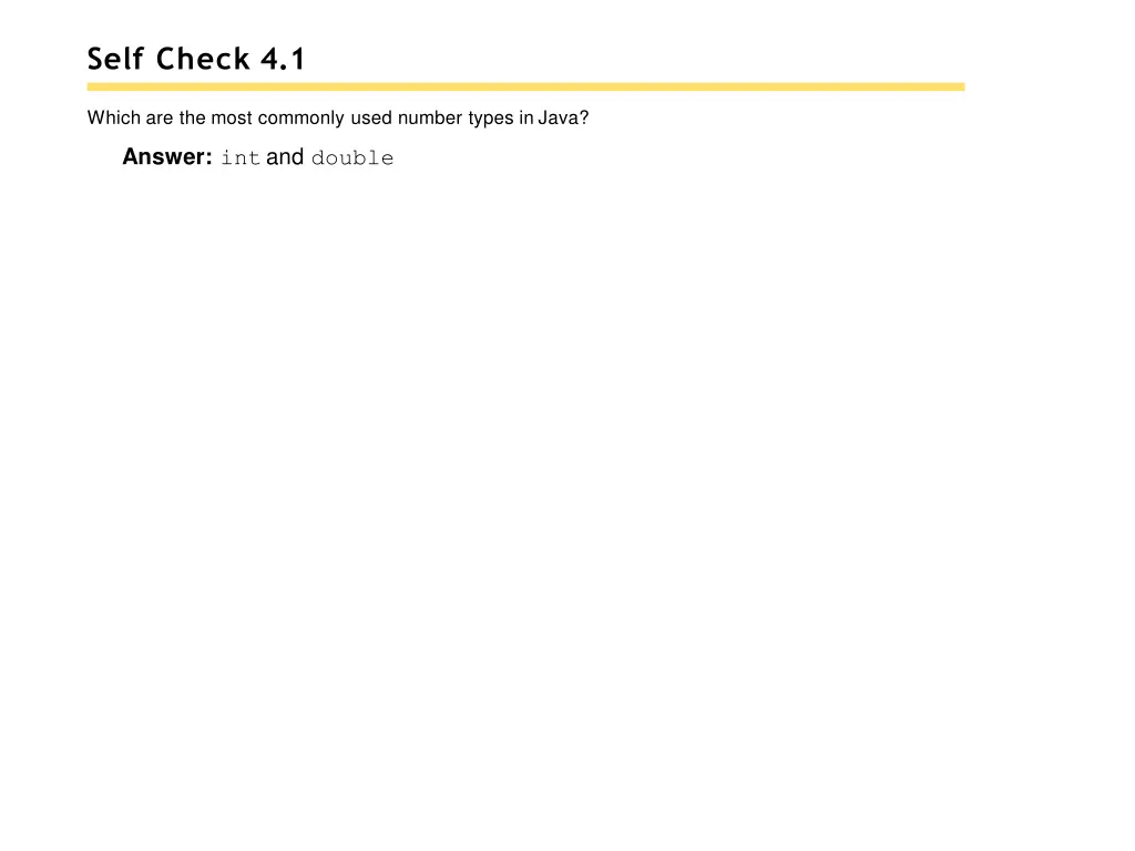 self check 4 1