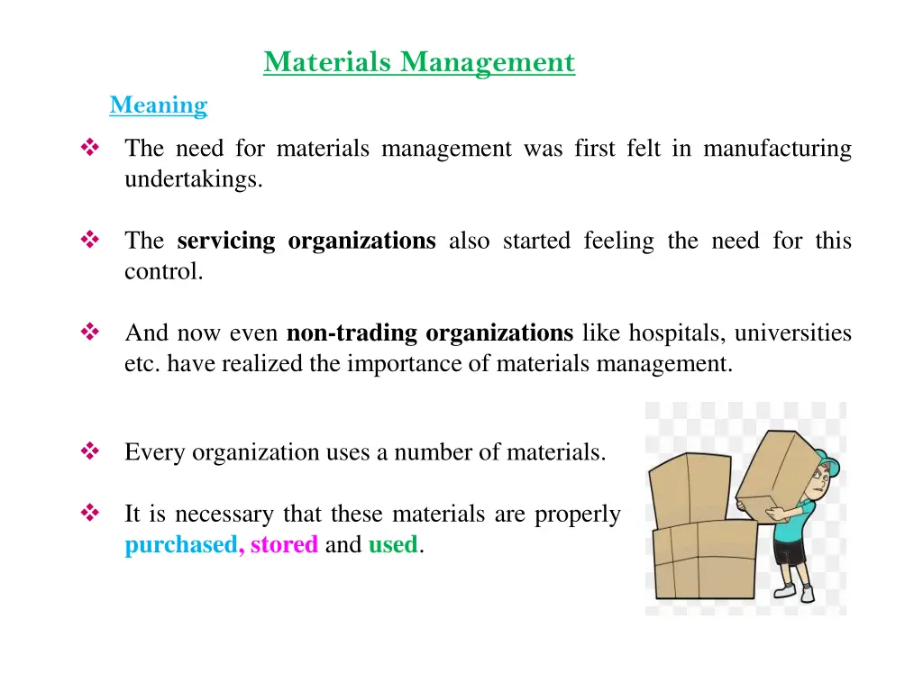 materials management 1