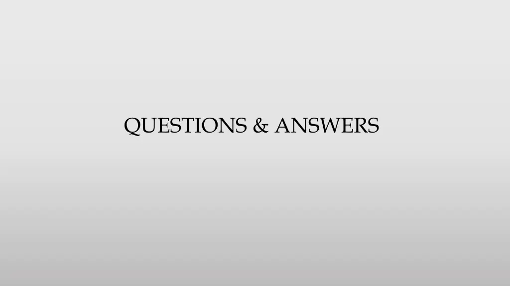 questions answers