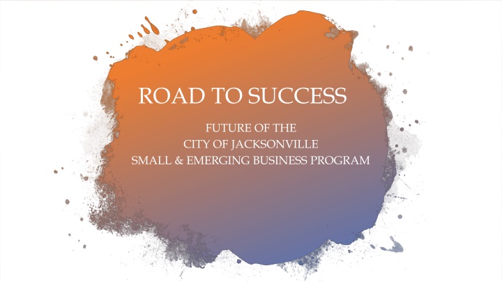 road to success