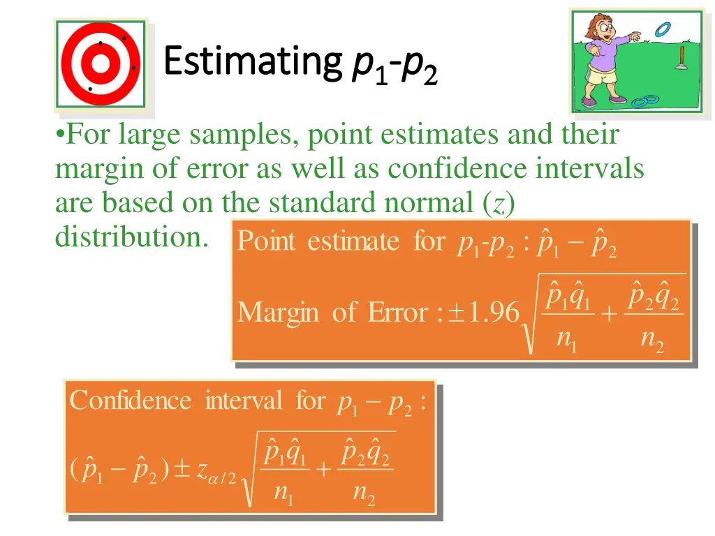 estimating estimating p p 1 1 p p