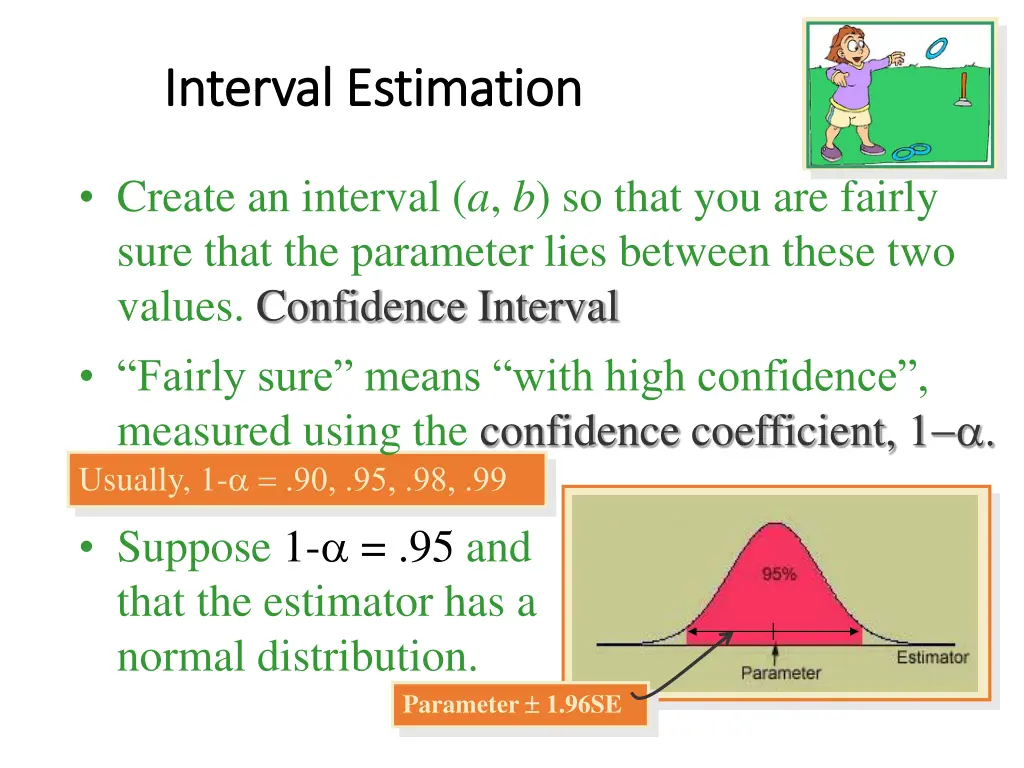 interval estimation interval estimation