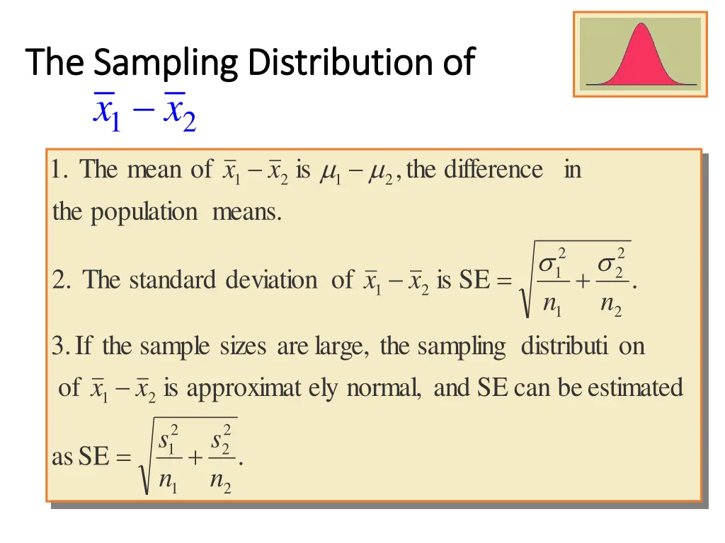the sampling distribution of the sampling