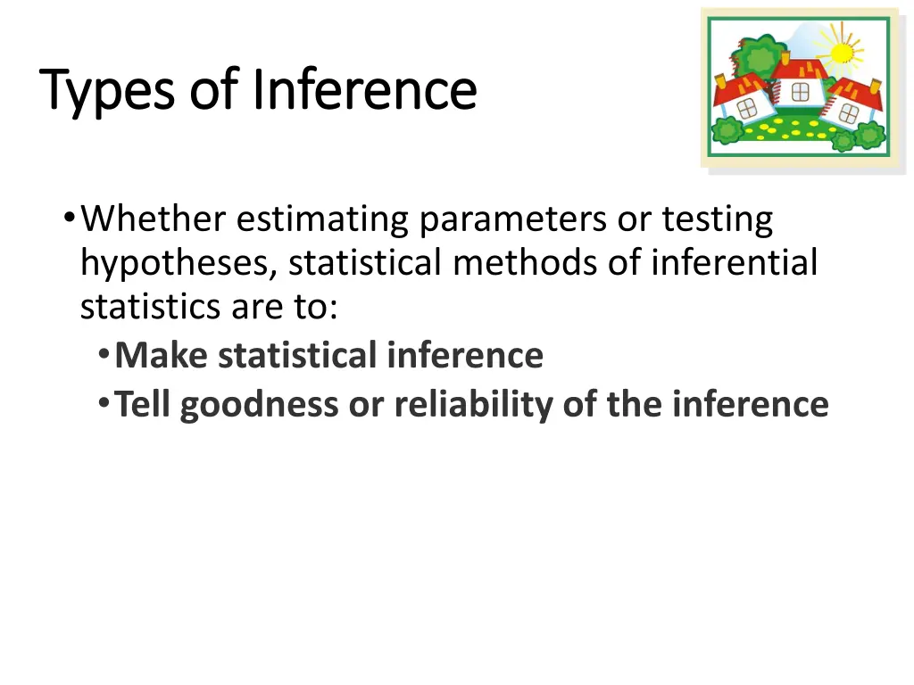 types of inference types of inference
