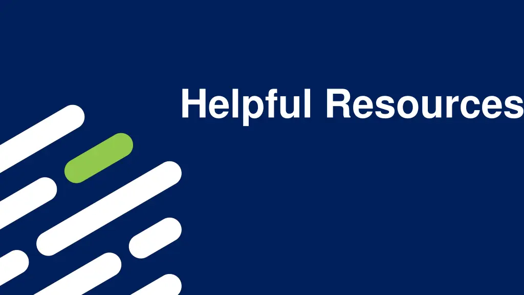helpful resources