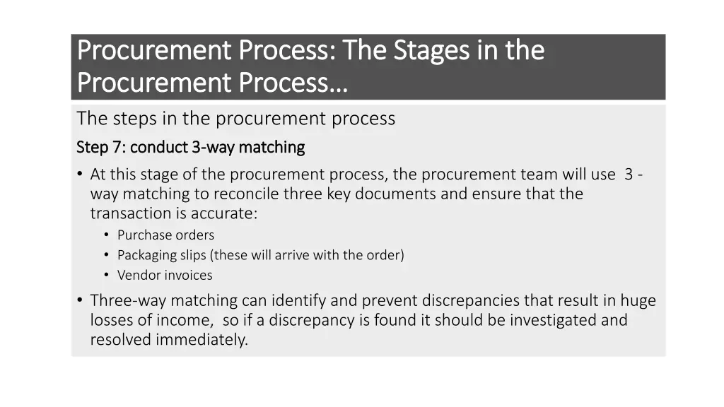 procurement process the stages in the procurement 8
