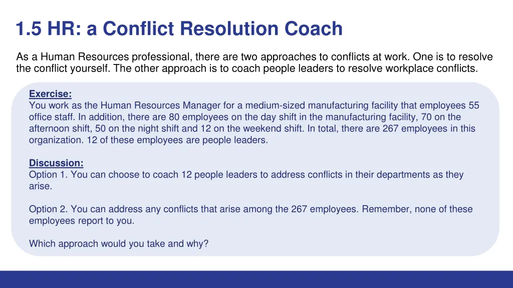 1 5 hr a conflict resolution coach