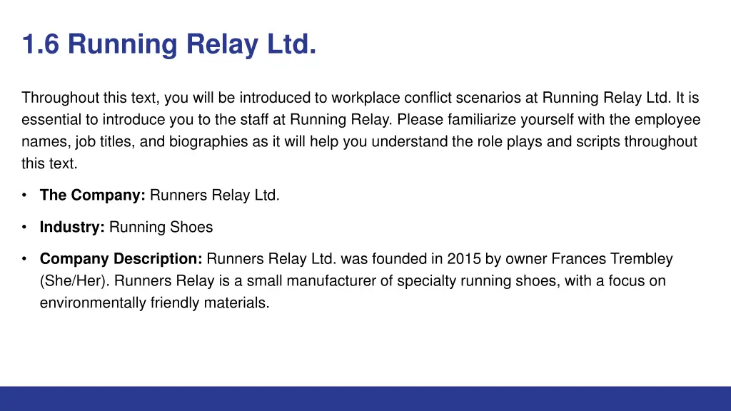 1 6 running relay ltd