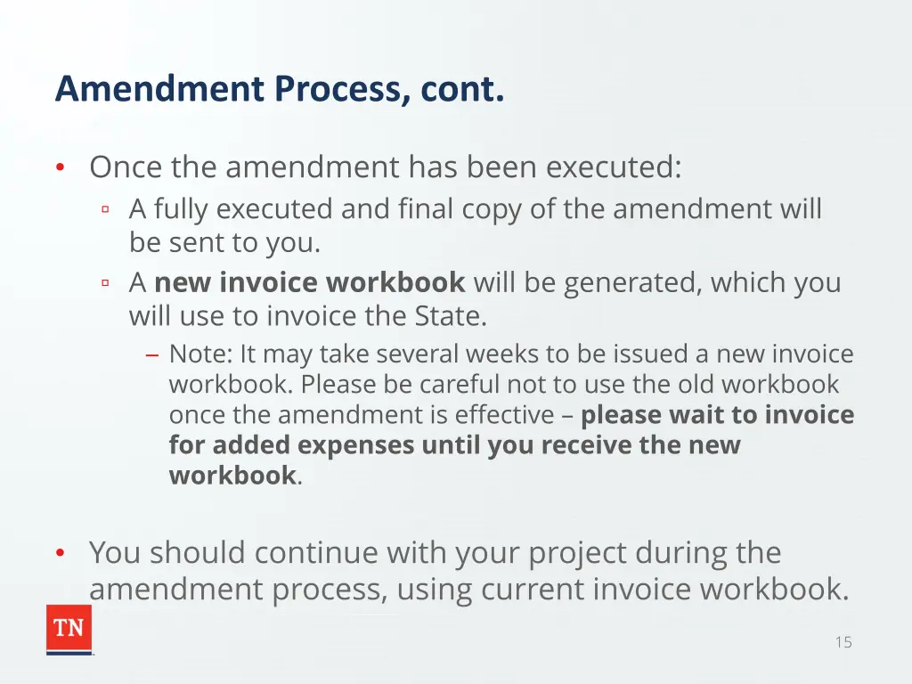 amendment process cont 1