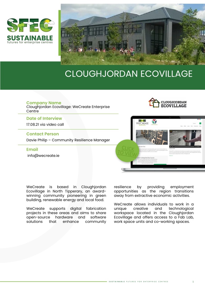 cloughjordan ecovillage