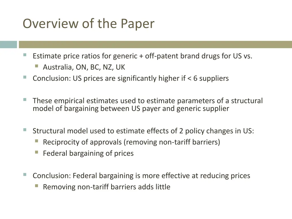 overview of the paper