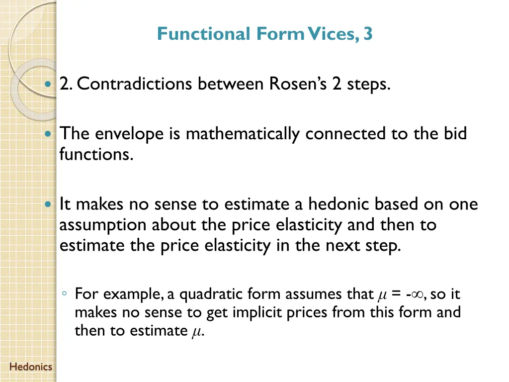 functional form vices 3