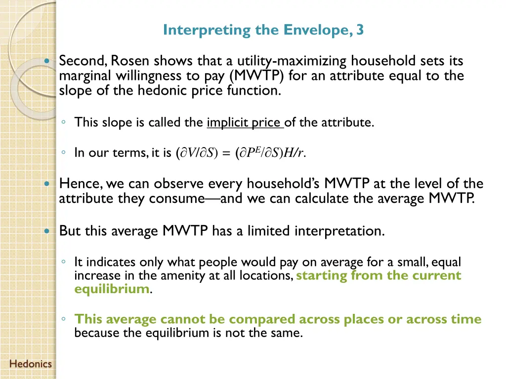 interpreting the envelope 3