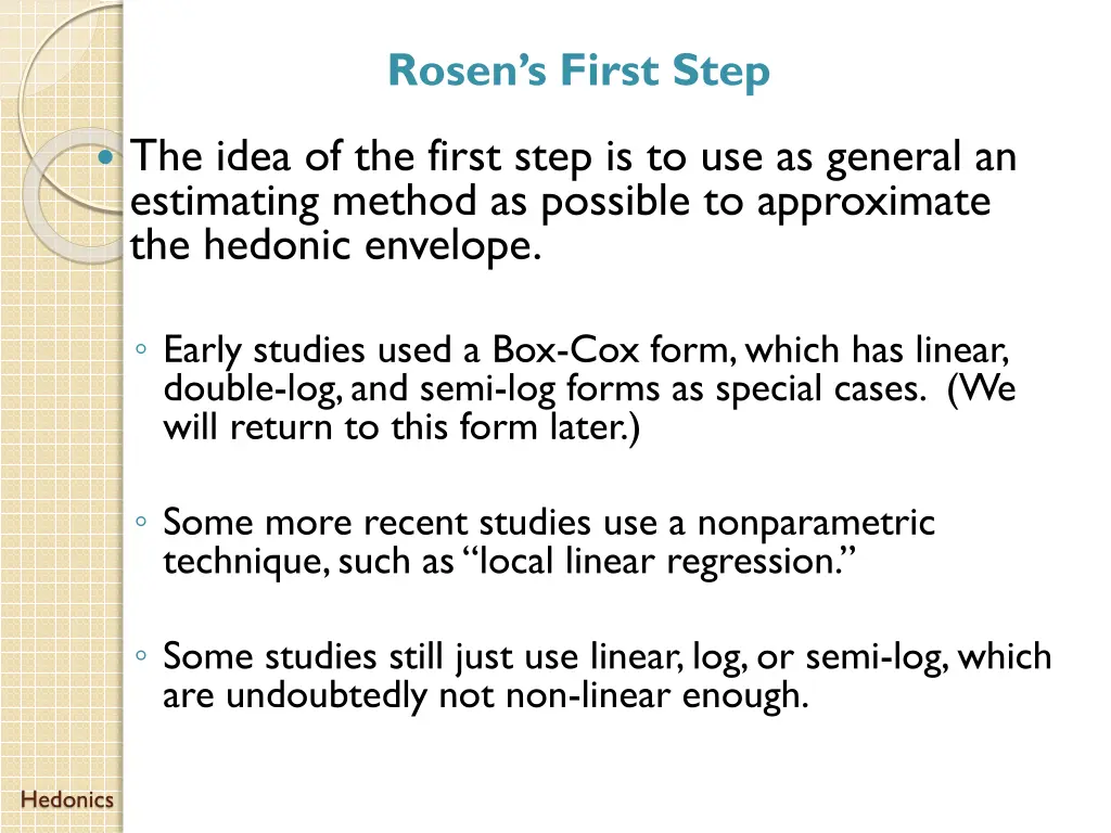 rosen s first step