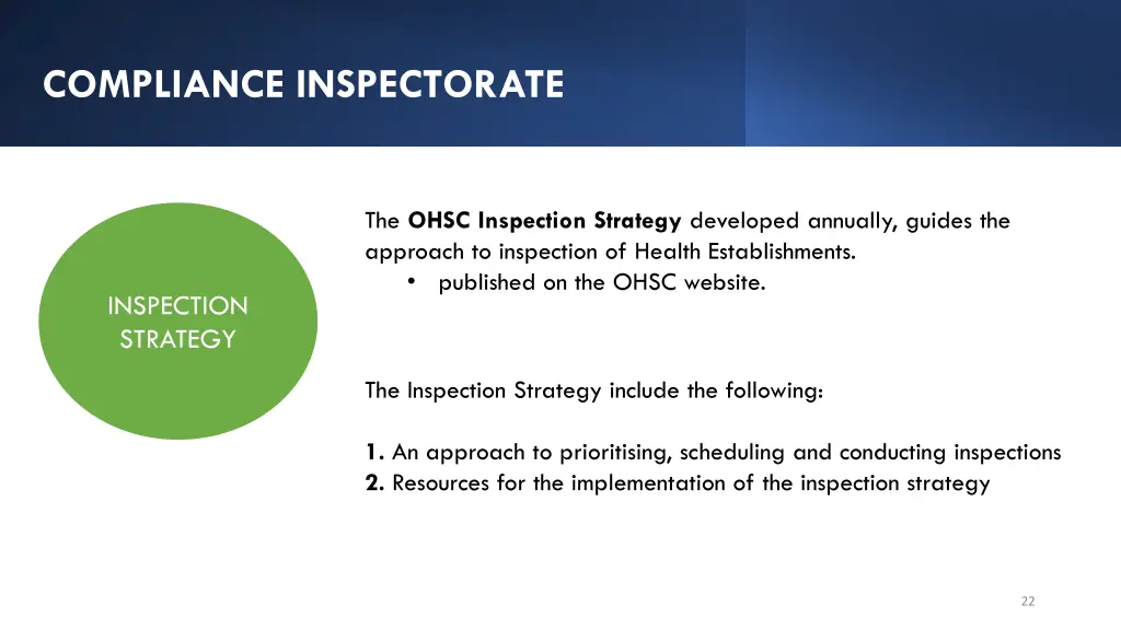 compliance inspectorate 1