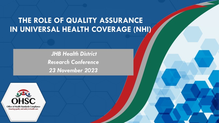 the role of quality assurance in universal health