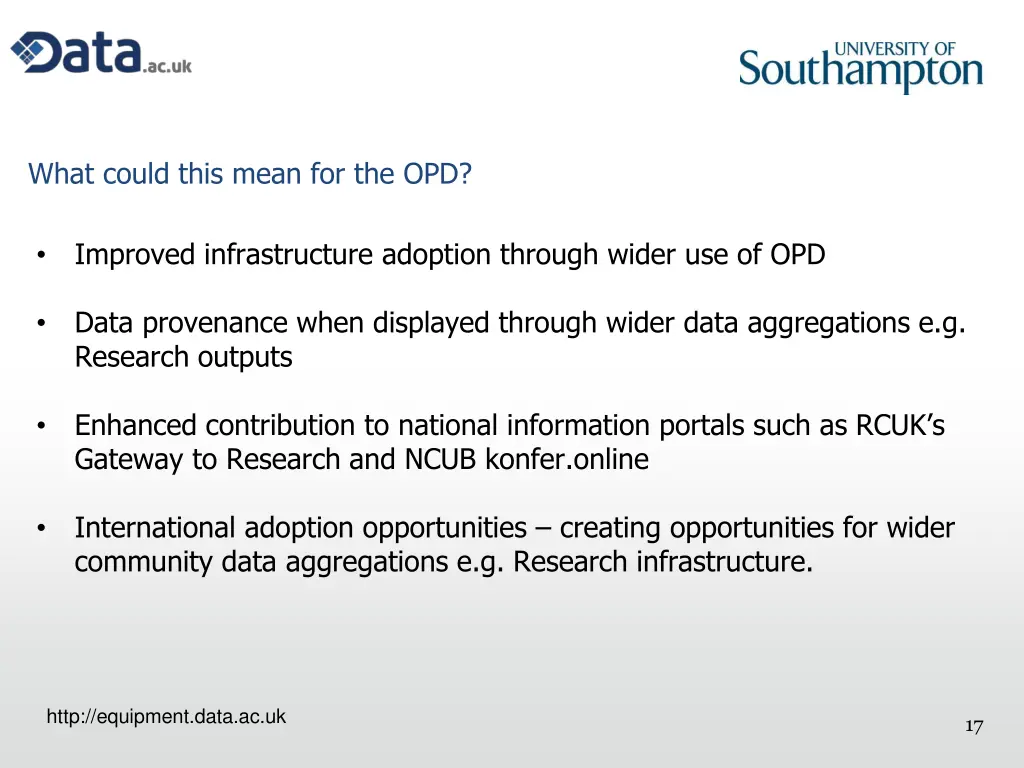 what could this mean for the opd