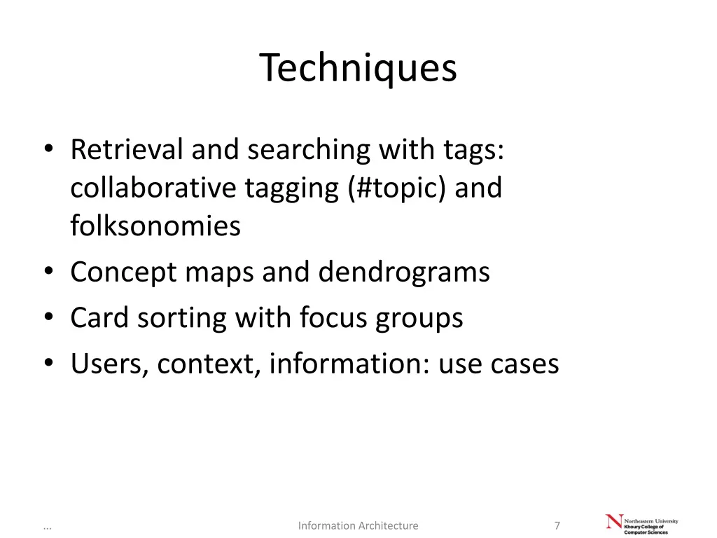 techniques