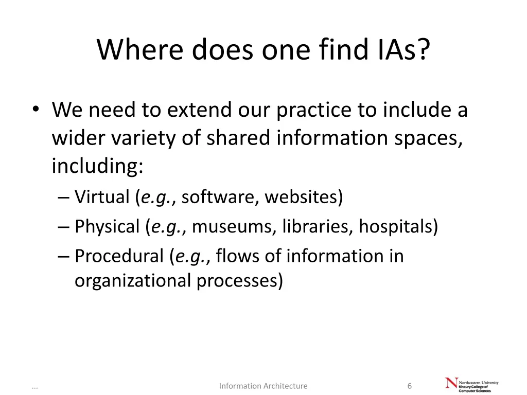 where does one find ias