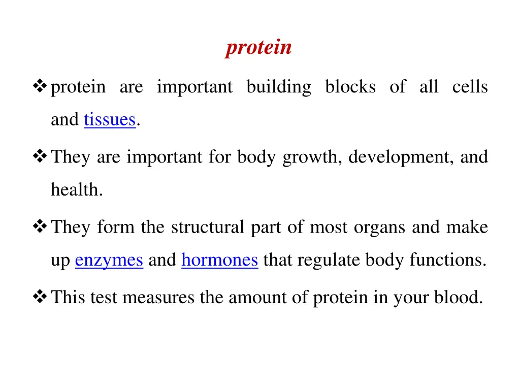 protein