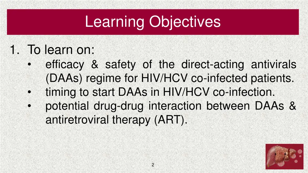 learning objectives