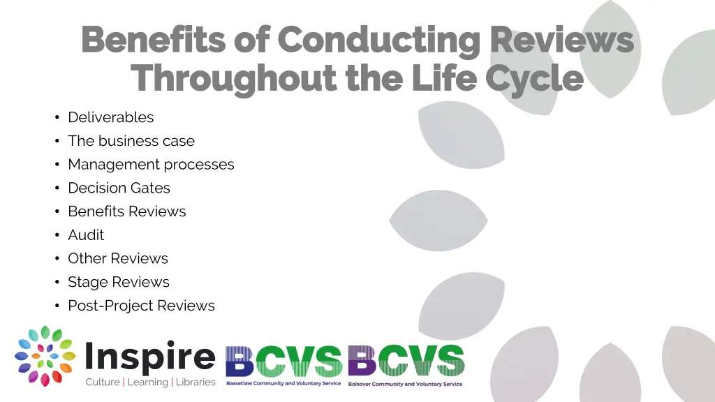 benefits of conducting reviews benefits