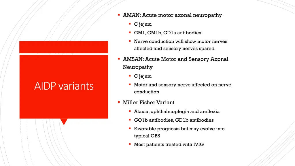 aman acute motor axonal neuropathy c jejuni