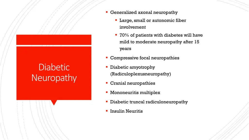 generalized axonal neuropathy large small