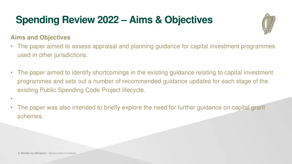 spending review 2022 aims objectives