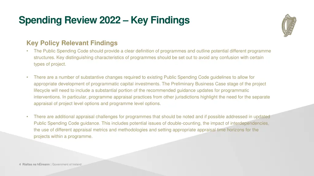 spending review 2022 key findings