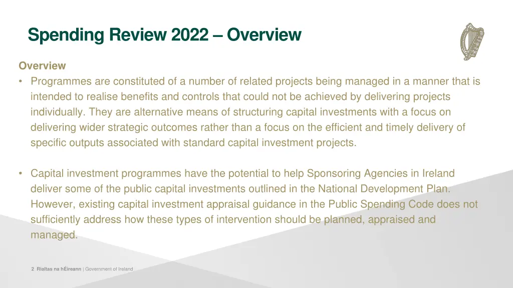 spending review 2022 overview