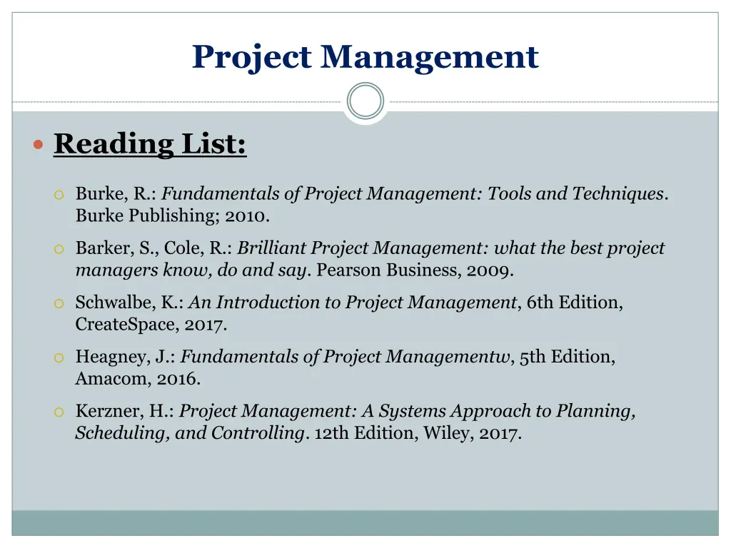 project management 2
