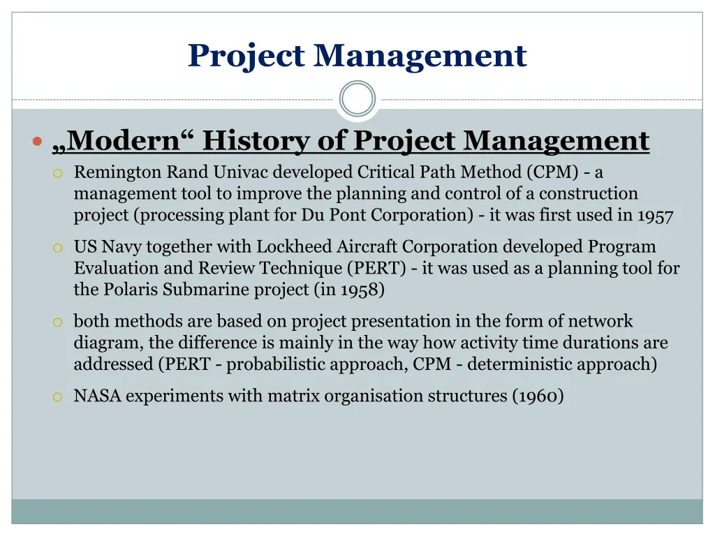 project management 7
