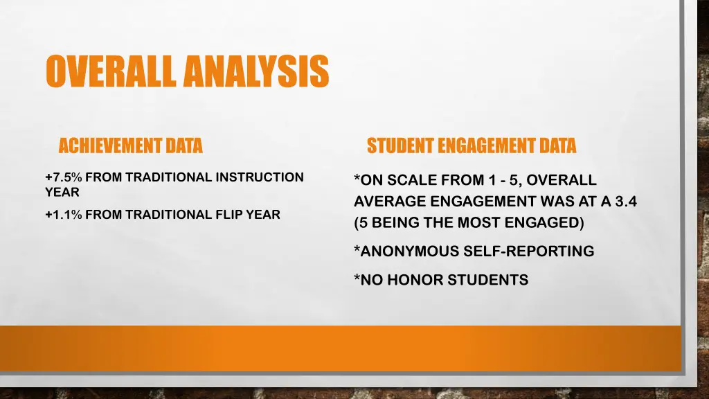 overall analysis