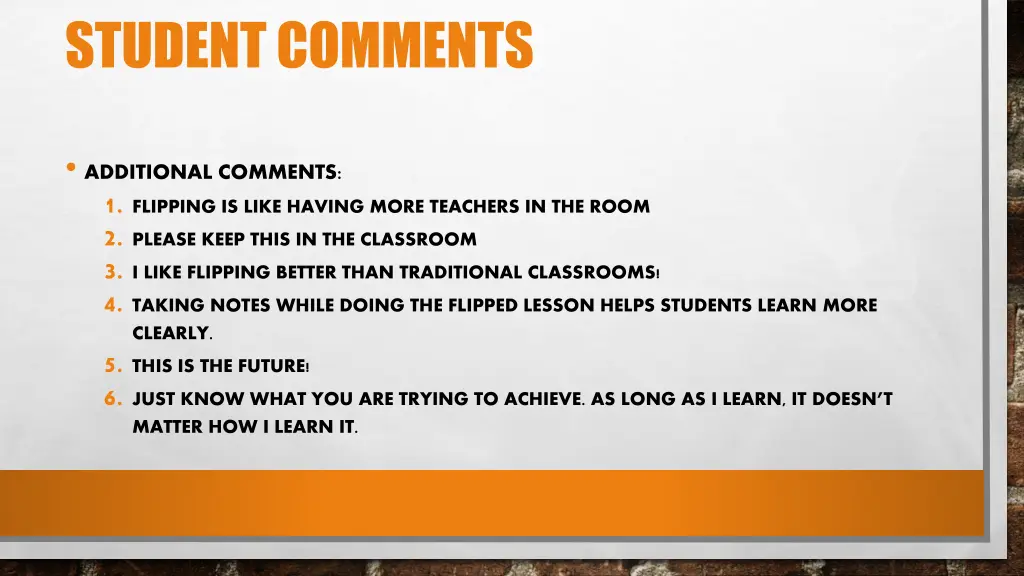 student comments 1