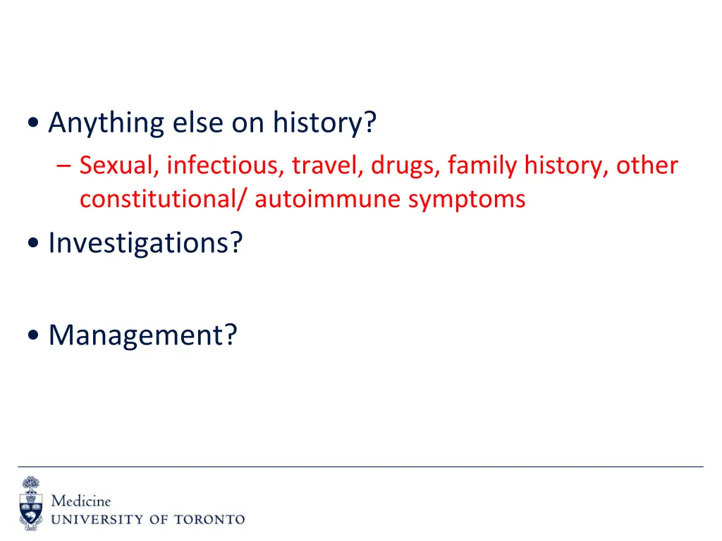 anything else on history sexual infectious travel