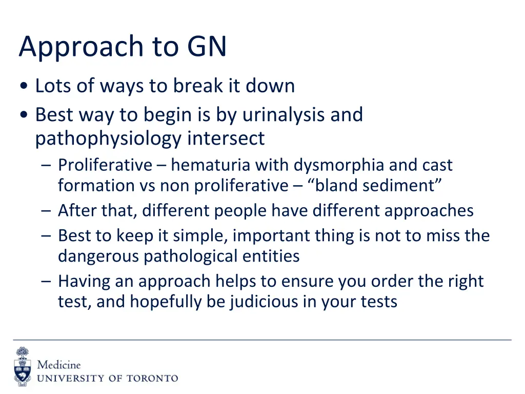 approach to gn