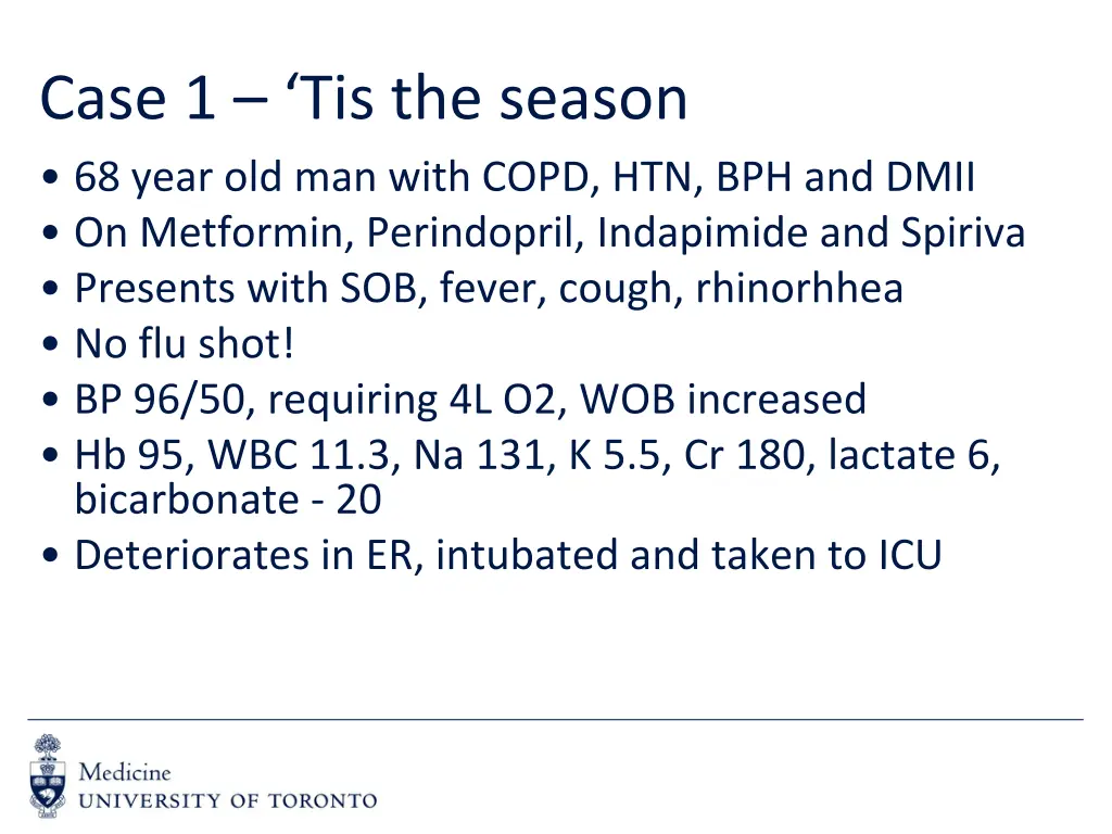 case 1 tis the season 68 year old man with copd