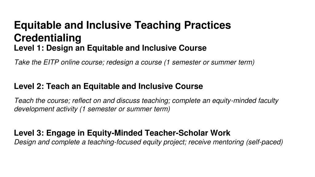 equitable and inclusive teaching practices 1