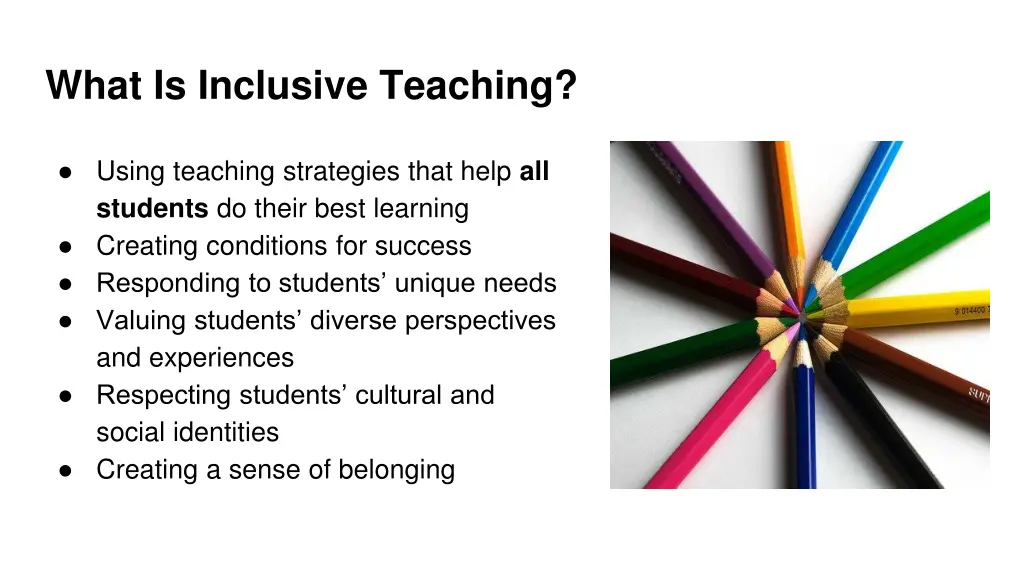 what is inclusive teaching