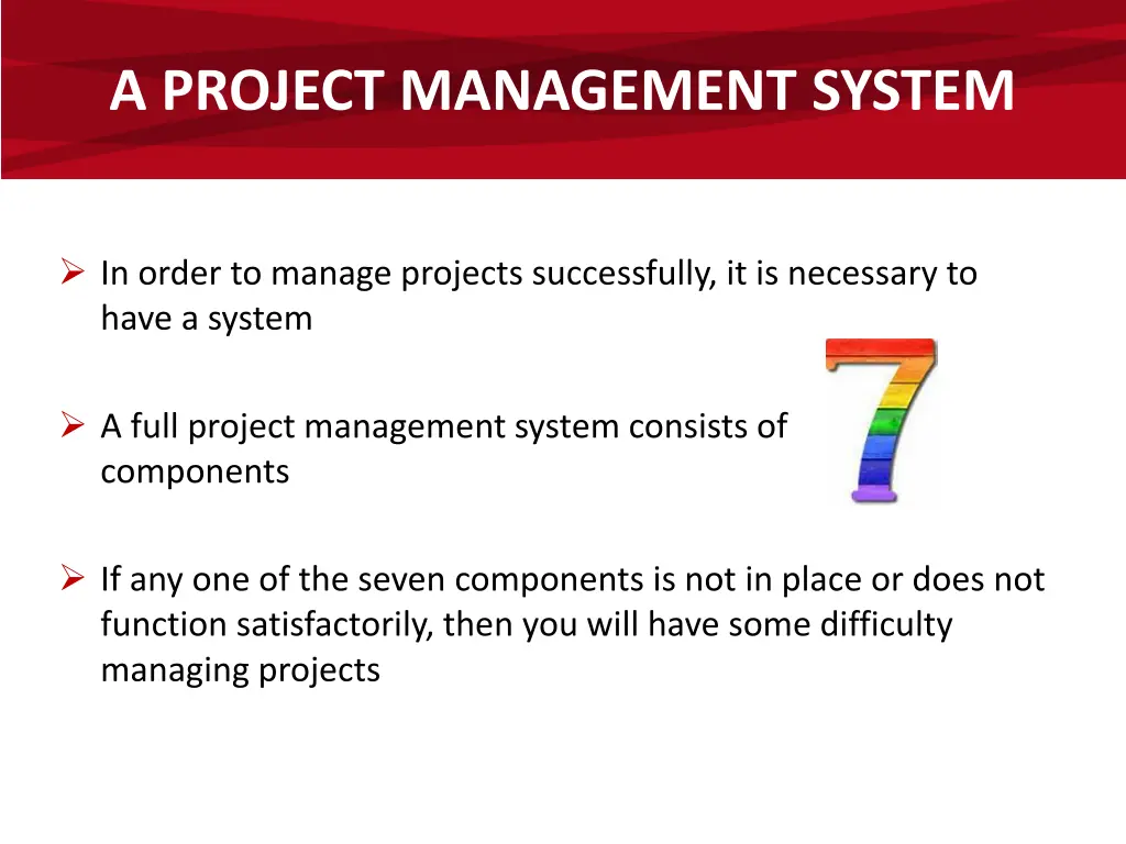 a project management system