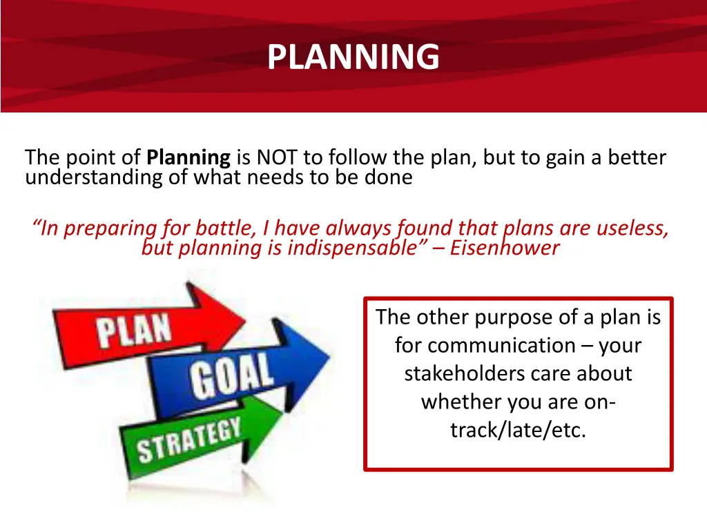 planning