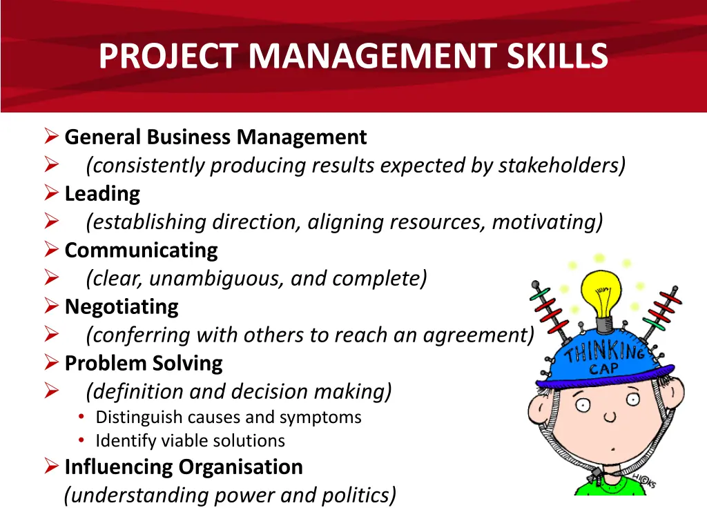 project management skills